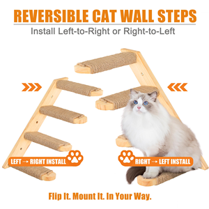 Árbol para Gatos de Madera de Nuevo Diseño, Centro de Actividades para Gatos Montado en la Pared, Venta al por Mayor - Product Image 4