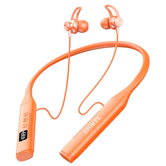 2024 Hot Sale High Quality 50 Hours Play Time Noise Deduction Mobile Handfree Neckband Earphone Headphone Headset for Sports