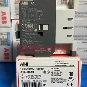 คอนแทคเตอร์ Abb Ac รุ่น A16-30-10 220-240V 50-60Hz 30A สำหรับมอเตอร์ไฟฟ้ากระแสสลับ - Product Image 5