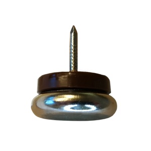 MACO 0183 Italie Protecteur de jambes de bureau antidérapant en acier nickelé avec clou Accessoires de cuisine durables pour meubles - Product Image 1