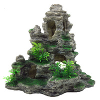 Décoration de réservoir de poissons à vue de montagne, nouvelle arrivée, vente chaude, décoration de réservoir de poissons artificielle en pierre, en vente