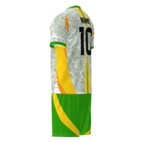 Jersey Sepak Bola Unisex Model Boxy Oversize Custom Berkualitas Tinggi dengan Cetak Digital, Layanan OEM untuk Klub Sepak Bola, 100% Poliester