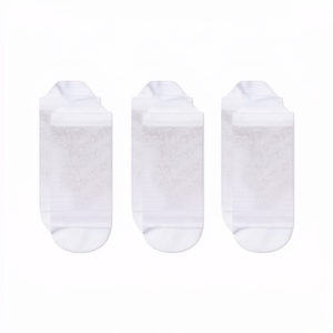 Calcetines Deportivos de Tobillo Tejidos Icon para Hombre y Mujer, Blancos, ODM - Product Image 1