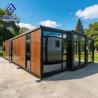 Maison préfabriquée en acier de 20 pieds ou 40 pieds, extensible, 1, 2, 3, 4 ou 5 chambres, moderne, en vente, mini-maison