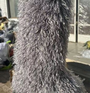 איכות גבוהה צבעים חדשים החורף קטיף fluffy פרווה ארוך מגפיים מונגוליאני פרווה מגפיים נשים ירך מגפיים גבוהים - Product Image 3