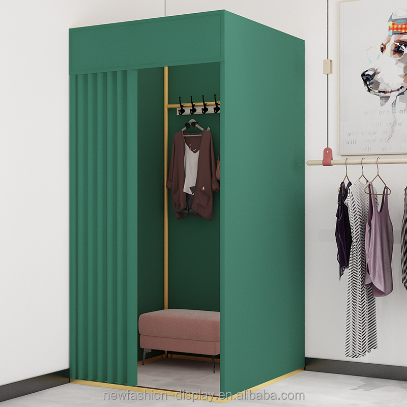 Boutique Metal Dressing Room - High-End Fitting Solutions Boutique Metal Dressing Room - High-End Fitting Solutions