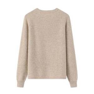 OEM Women 100% Pure Cashmere <strong>Sweaters</strong> <strong>Factory</strong> Custom V-neck <strong>Knit</strong> Warm Winter Real Cashmere Pullover - Product Image 2