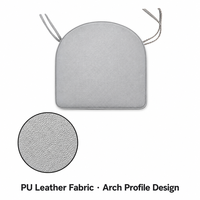 Coussin de chaise de bureau en forme de U avec sangles réglables, amovible et lavable, pour le travail, la maison, le bureau, coussin doux, épais et respirant