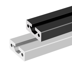 European Standard 1640 Aluminum Profile 6063 Alloy Silver Black Industrial Automation Guide Rail - Product Image 1