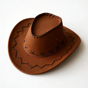 Sombrero Vaquero Americano Personalizado al por Mayor, con Ala Ancha, para Fiestas, Playa, Equitación, para Hombre y Mujer - Product Image 2