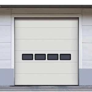 <span class=keywords><strong>Porte</strong></span> <span class=keywords><strong>Sectionnelle</strong></span> Industrielle Automatique avec Panneaux Résistants au Vent pour Atelier, <span class=keywords><strong>Garage</strong></span> et Entrepôt Frigorifique - Product Image 4