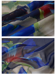 Georgette di lusso in seta leggera stampata italiana francese coreana <span class=keywords><strong>turchia</strong></span> Vietnam stampa 100% tessuto di seta chiffon per metri - Product Image 6