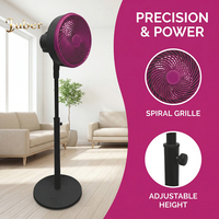 Ventilador de Pie Eléctrico Silencioso y de Bajo Consumo con Purificador de Aire para Uso Doméstico, Ventilador de Circulación de Aire para Dormitorio