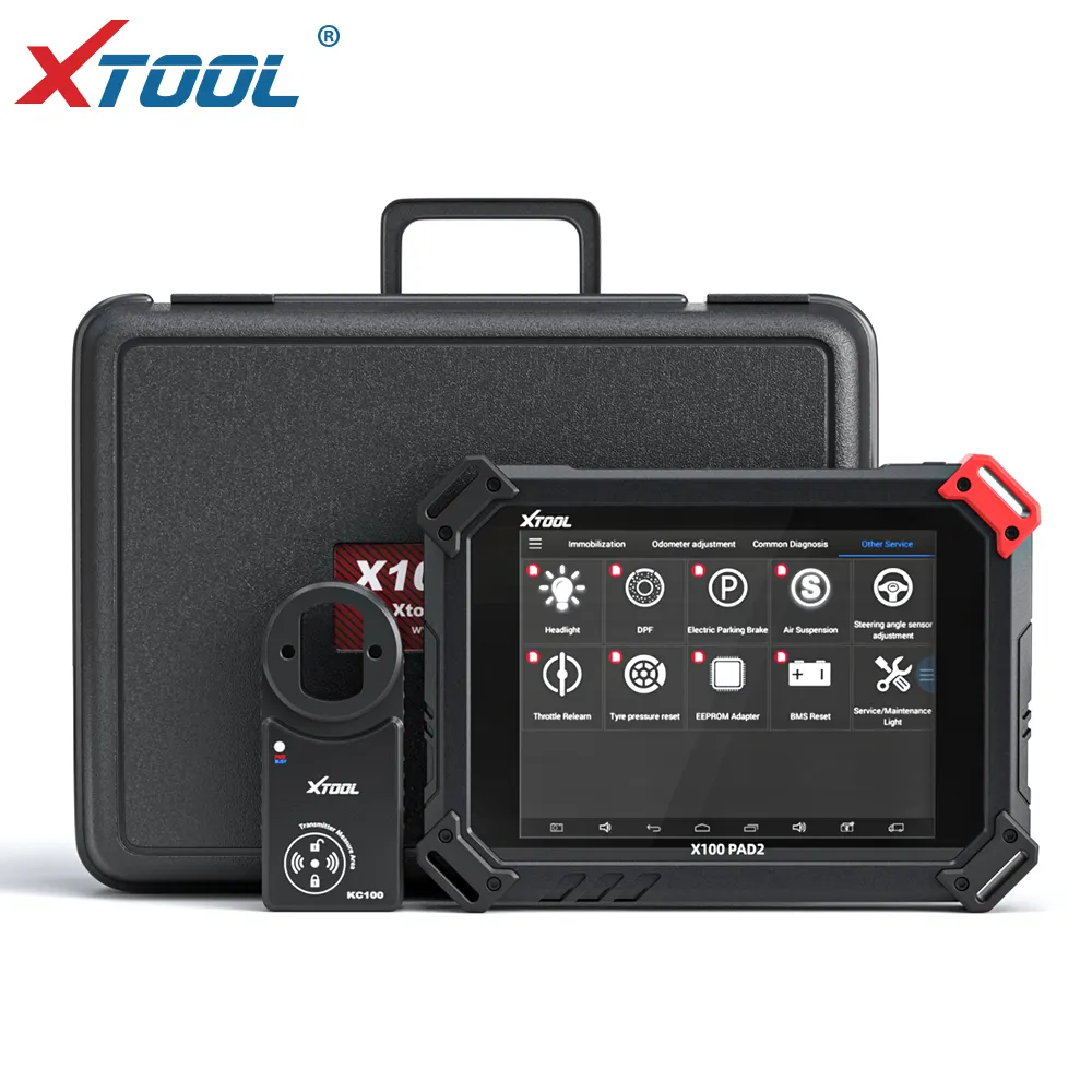 Xtool X100 PAD2 X-100 PAD2 pro Tablet Auto Ferramentas De Diagnóstico com KC100 para VW 4th 5th immo off ferramentas melhor do que X100 PAD