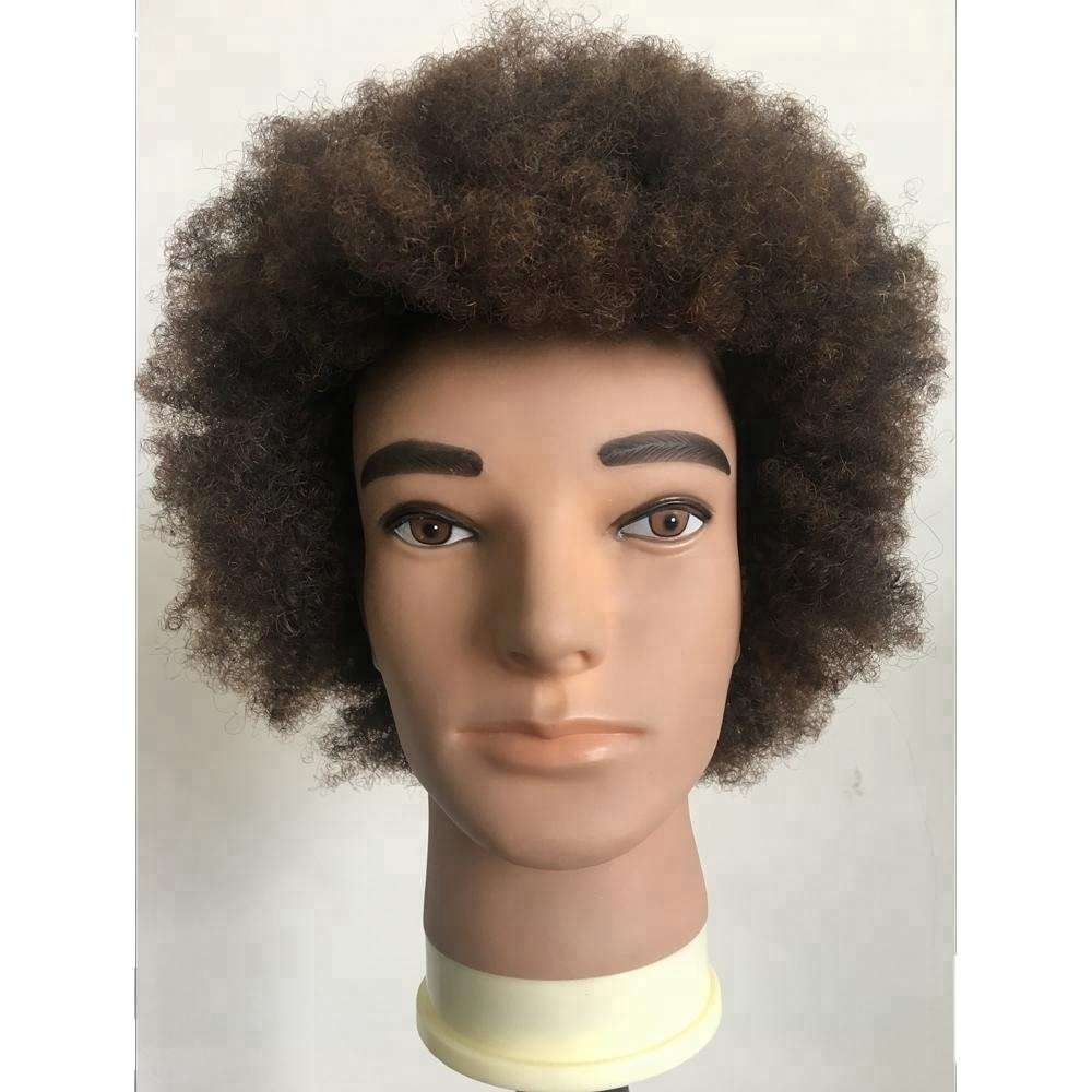 8 inch 610g afro men's customize training head