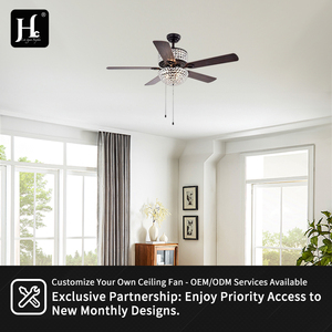 52-inch modern wooden <b>light</b>-emitting diode <b>ceiling</b> fan with DC motor <b>remote</b> <b>control</b> & 5 blades - Product Image 5