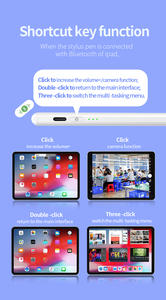 <span class=keywords><strong>Penna</strong></span> Touch Attiva con Funzione Personalizzata, Ricarica Rapida 010G 3 Click, Rilevamento Inclinazione e Rifiuto del Palmo per iPad - Ingrosso di Fabbrica - Product Image 2
