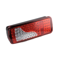 Nouvelle lumière universelle pour camion, 24V, étanche, 88 LED, feu arrière de camion, 411 mm, 3 couleurs, lampe de plaque d'immatriculation pour camions Scania, remorques