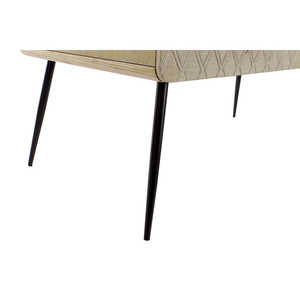 Table basse en MDF Paulownia 100x52x72 avec tiroirs - Product Image 4