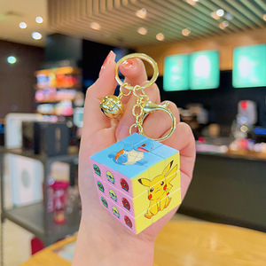 Portachiavi <span class=keywords><strong>Cubo</strong></span> <span class=keywords><strong>di</strong></span> <span class=keywords><strong>Rubik</strong></span> all'Ingrosso, Antistress, Creativo, Piccolo Regalo, Decorazione per Zaino, Accessori per Portachiavi - Product Image 6