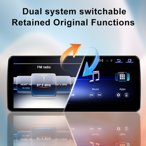 Android14.0 stwei <span class=keywords><strong>ส</strong></span>ำหรับ <span class=keywords><strong>Mercedes</strong></span> <span class=keywords><strong>Benz</strong></span> W176 GLA-X156ระดับหนึ่ง CLA-C117 2013-2019 12.3นิ้วเครื่องเล่นวิทยุมัลติมีเดียในรถยนต์ CarPlay - Product Image 4