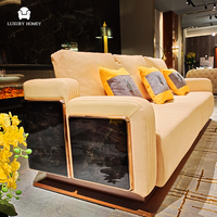 Ensemble de canapés de luxe en Arabie Saoudite, nouveaux designs 2023, canapé moderne, meubles de salon, salon, ensemble de canapés en bois de luxe