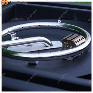 Bassin à feu et à eau en acier corten personnalisable - 2026 Vente chaude Noir Piscine à feu et à eau Poker Écologique Design autoportant - Product Image 6