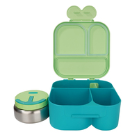 Boîte à lunch thermique, boîte à lunch étanche, chauffe-repas sous vide recyclé, boîte à lunch bento RPET pour enfants avec pot à nourriture isolé