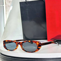 Lunettes de soleil unisexes à monture carrée intégrale avec verres dégradés, protection UV, monture orange, vente en gros, personnalisables