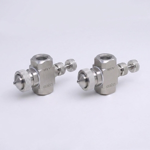 6 Modèles de buses de pulvérisation durables en acier inoxydable 1/4" réglables pour atomisation d'air, buses de brumisation fine à alimentation hydraulique - Product Image 5