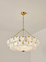 Lustre en verre de Murano fait main, style rétro français, lampe de plafond de luxe européenne pour restaurant, villa