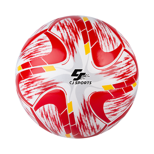 CJ Sports Durable Taille 5 Ballon de Football Rouge TPU pour Tous les Âges Logo Personnalisable pour le Match d'Entraînement Récréatif au Vietnam - Product Image 1