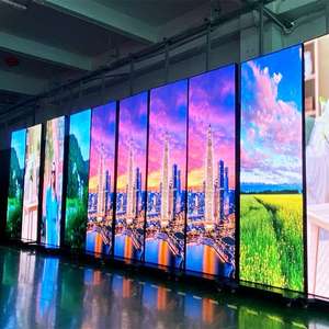 Écran LED mobile HD pour affichage publicitaire, sur pied, intérieur, pas de pixel de 1,86 mm, pliable, indice de protection IP65, centre commercial, animation, SDK - Product Image 6