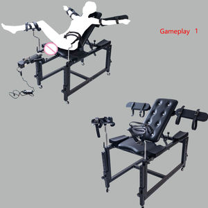 BDSM meubles jambe ouverte écarteur menottes de retenue grands meubles sexuels amour canapé érotique Bondage canapé <span class=keywords><strong>chaise</strong></span> avec Machine sexuelle - Product Image 4