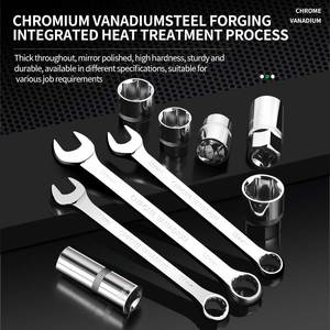 72T 1/2 1/4 Ổ Cắm <span class=keywords><strong>Ratchet</strong></span> Cờ Lê 108Pcs Sửa Chữa Xe Công Cụ Thiết Lập Tay Bảo Trì Bộ Dụng Cụ Phổ Doanh Phụ Kiện Cr-V OEM Hộp - Product Image 4