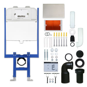 Réservoir de toilette <span class=keywords><strong>suspendu</strong></span> de haute qualité avec pièces de réservoir dissimulées dans le mur Style design moderne avec <span class=keywords><strong>bouton</strong></span> poussoir de réservoir de toilette - Product Image 5