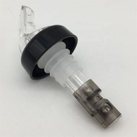 Distributeur verseur à bec conique en plastique, huile d'olive en plastique de vinaigre, bouteille de vin, vin vin, verre à vitesse de liqueur 1oz