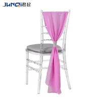 Housse de chaise à fleurs roses Housse de chaise de mariage rose