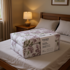 Pralaron Floral Printed Comforter Set 8 Piece Cotton Woven King Queen Size Home <b>Bedding</b> - Product Image 2