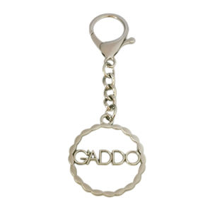 Logo gravé à <span class=keywords><strong>prix</strong></span> d'usine étiquettes en métal sacs à main personnalisés étiquette <span class=keywords><strong>de</strong></span> plaque en métal avec fermoir mousqueton et chaîne - Product Image 5