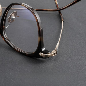 Monturas <span class=keywords><strong>de</strong></span> <span class=keywords><strong>gafas</strong></span> <span class=keywords><strong>de</strong></span> color tortuga, <span class=keywords><strong>montura</strong></span> pequeña, <span class=keywords><strong>gafas</strong></span> ópticas, estilo vintage <span class=keywords><strong>de</strong></span> moda para hombres y mujeres, clásicas - Product Image 4