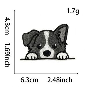 แพทช์ปักลายสุนัขน่ารักหลากหลายแบบสำหรับเด็ก รีดติดได้ - Product Image 4