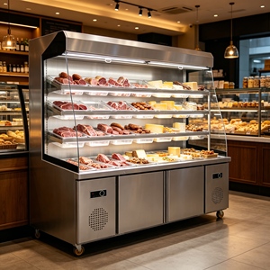 Réfrigérateur vitrine à faible consommation et porte vitrée pour cantine étudiante - Product Image 1