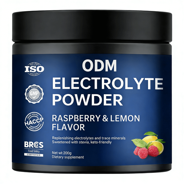 Keto Electrolyte Hydration Powder 1000mg Potassium Raspberry Lemon Flavor Nutrition Supplement Enhanced Hydration Drink