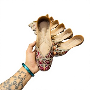 Zapatos Planos de Cuero Genuino para Niñas, Bordado Personalizado, Hechos a Mano, Cómodos, a la Moda, Impermeables, para Fiestas, Modernos, BS International - Product Image 3