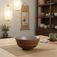 Bol à riz rond en mélamine de 4,5 pouces pour restaurant, design annuel, prix de gros abordable