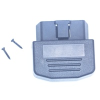 Conector Universal OBDII OBD2 de 16 Pines Macho y Hembra, Adaptador de Enchufe Hembra OBD II, Conector OBD 2 con Carcasa