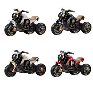 <span class=keywords><strong>Moto</strong></span> électrique à 3 roues pour enfants, jouet à conduire 6V7AH à double moteur, cruiser vintage avec musique Bluetooth pour les tout-petits - Product Image 5