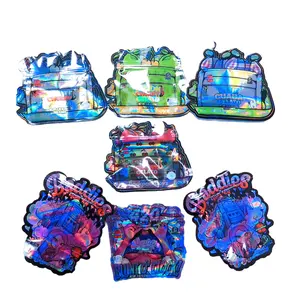 介质模切不规则异形塑料儿童防臭糖果袋聚酯薄膜包装3.5克7克聚酯薄膜袋