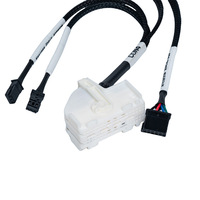 Accesorios de Cableado de Diagnóstico Automotriz OBD, Cable de Flashing 54PF-DB9PF+3PF+3PF+6PF